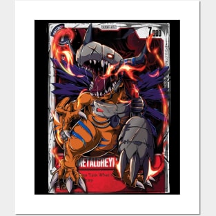 metalgreymon Posters and Art